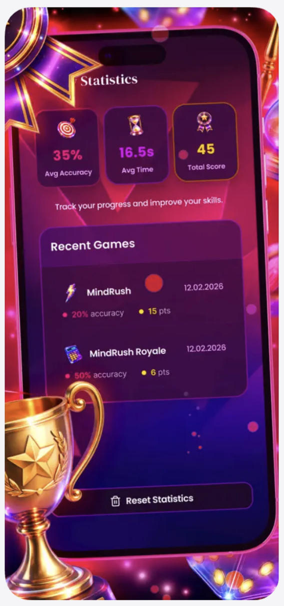 Preview 4 App MindRush Pro